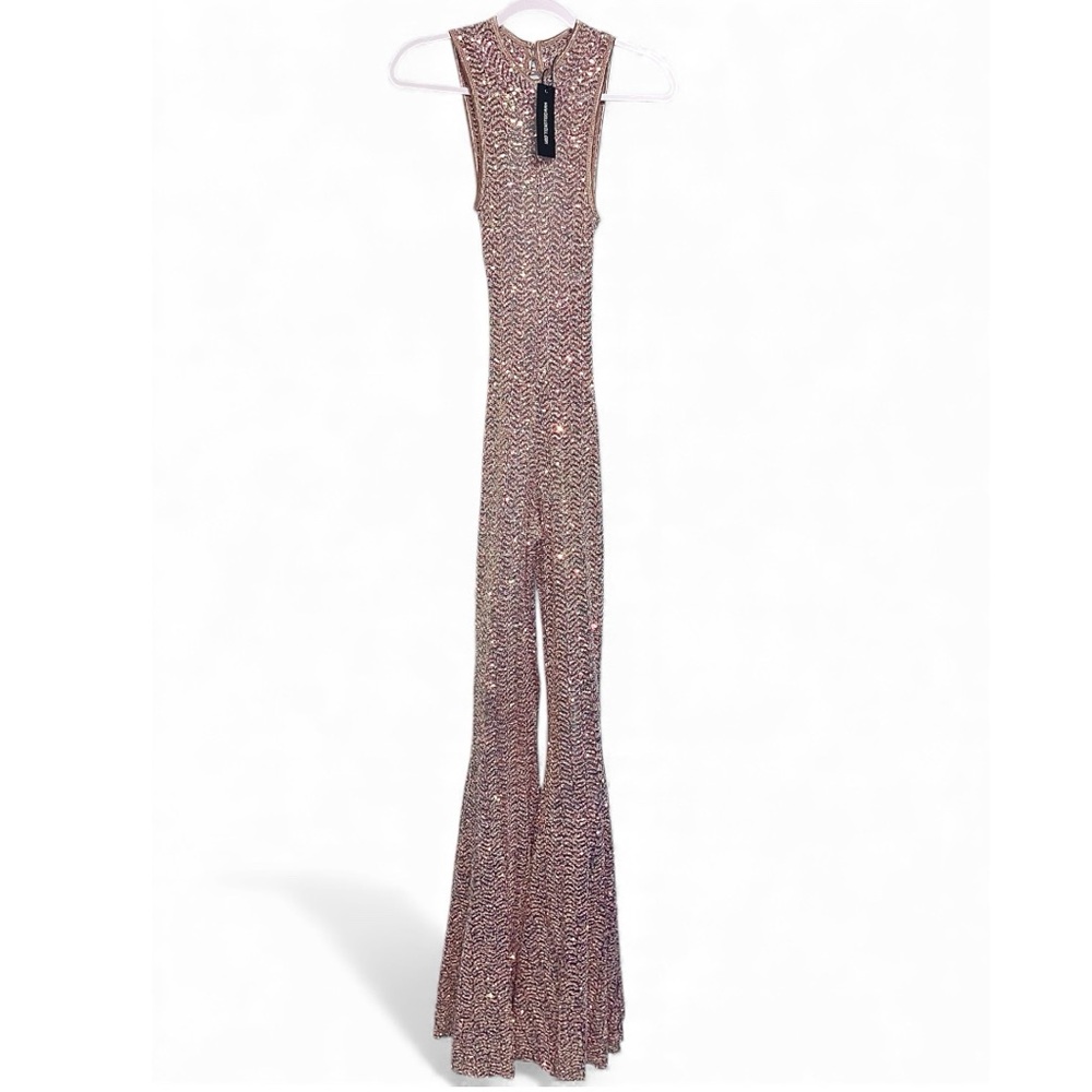 ClubExx (Dolls Kill ) DAZZLING NIGHTS SEQUIN JUMPSUIT - Size S